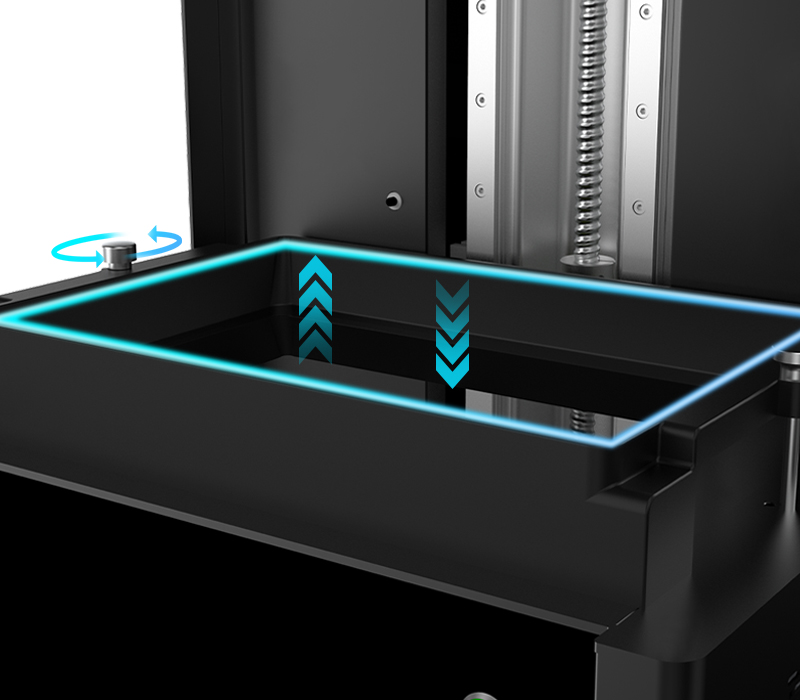 Easy detachable resin vat structure