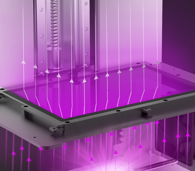 COB light source + Fresnel lens optical design