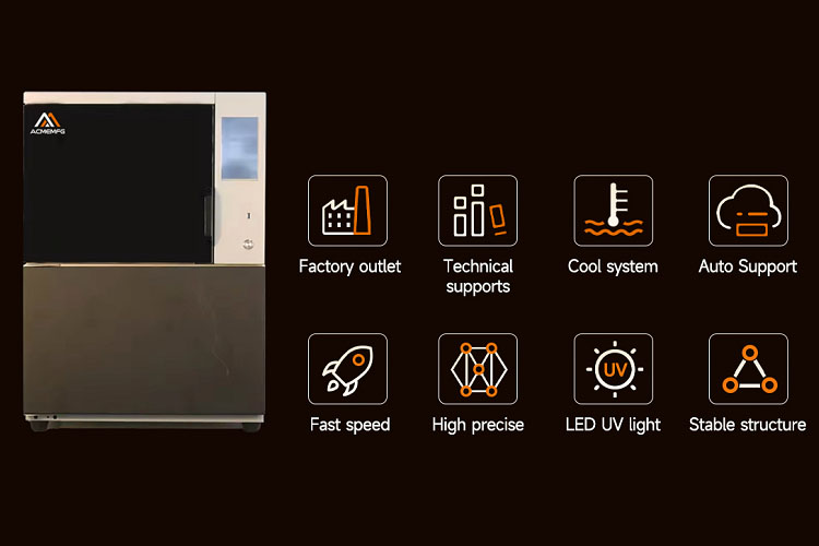 Explain the different characteristics of sinking and pull-up DLP 3D printers?